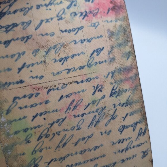 Rex Antique Romantic Postcard 1919 Sepia French Couple Illustration Note Love - Picture 5 of 6